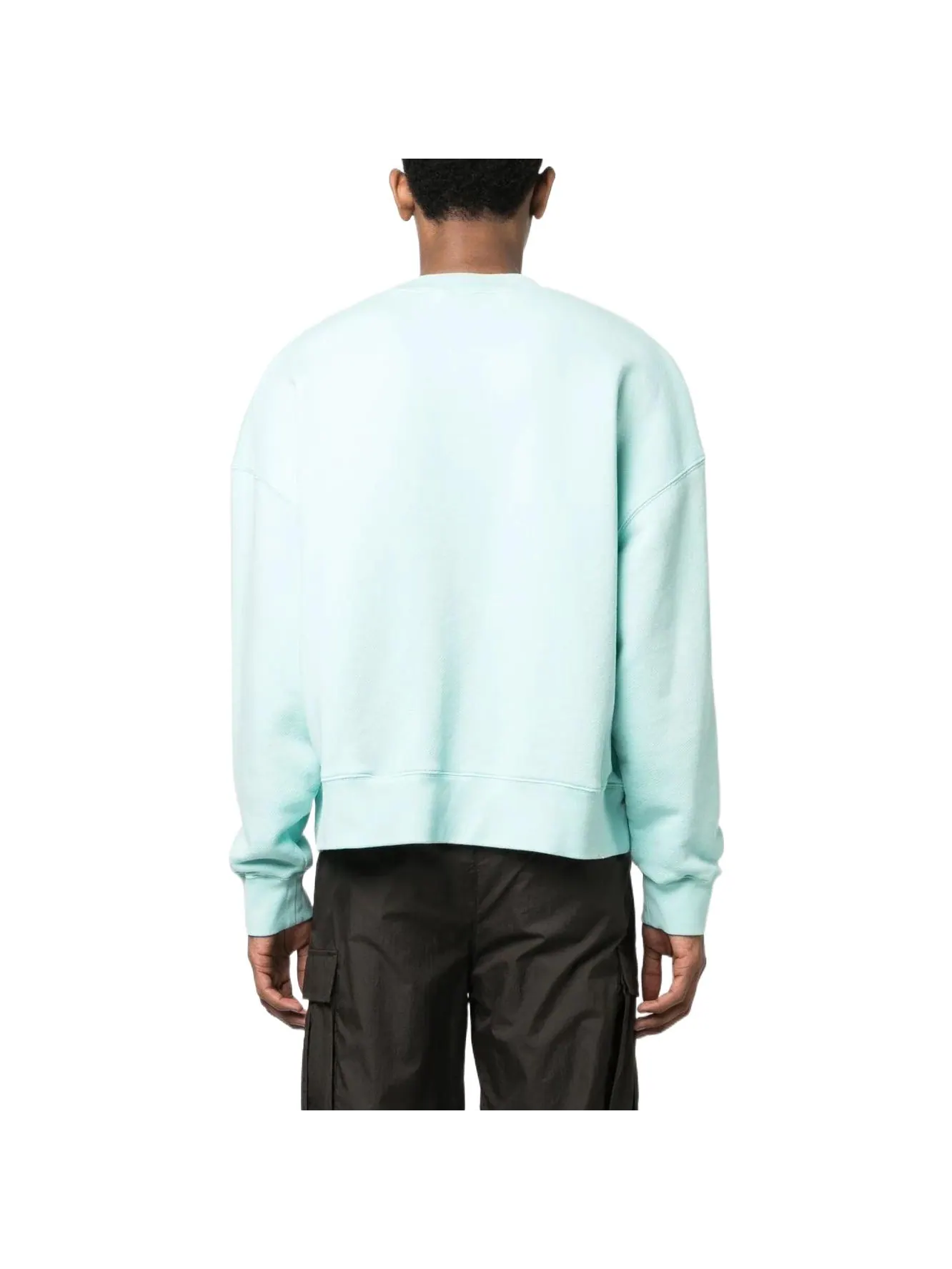 Свитер Palm Angels Split Shark Crew Sweater 'Blue White' — изображение 3 из 4, синий/белый