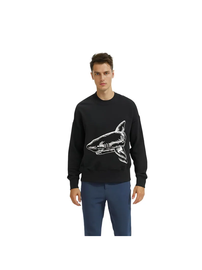 Palm Angels Split Shark Crew 'Black White' — изображение 5 из 5, черный/белый
