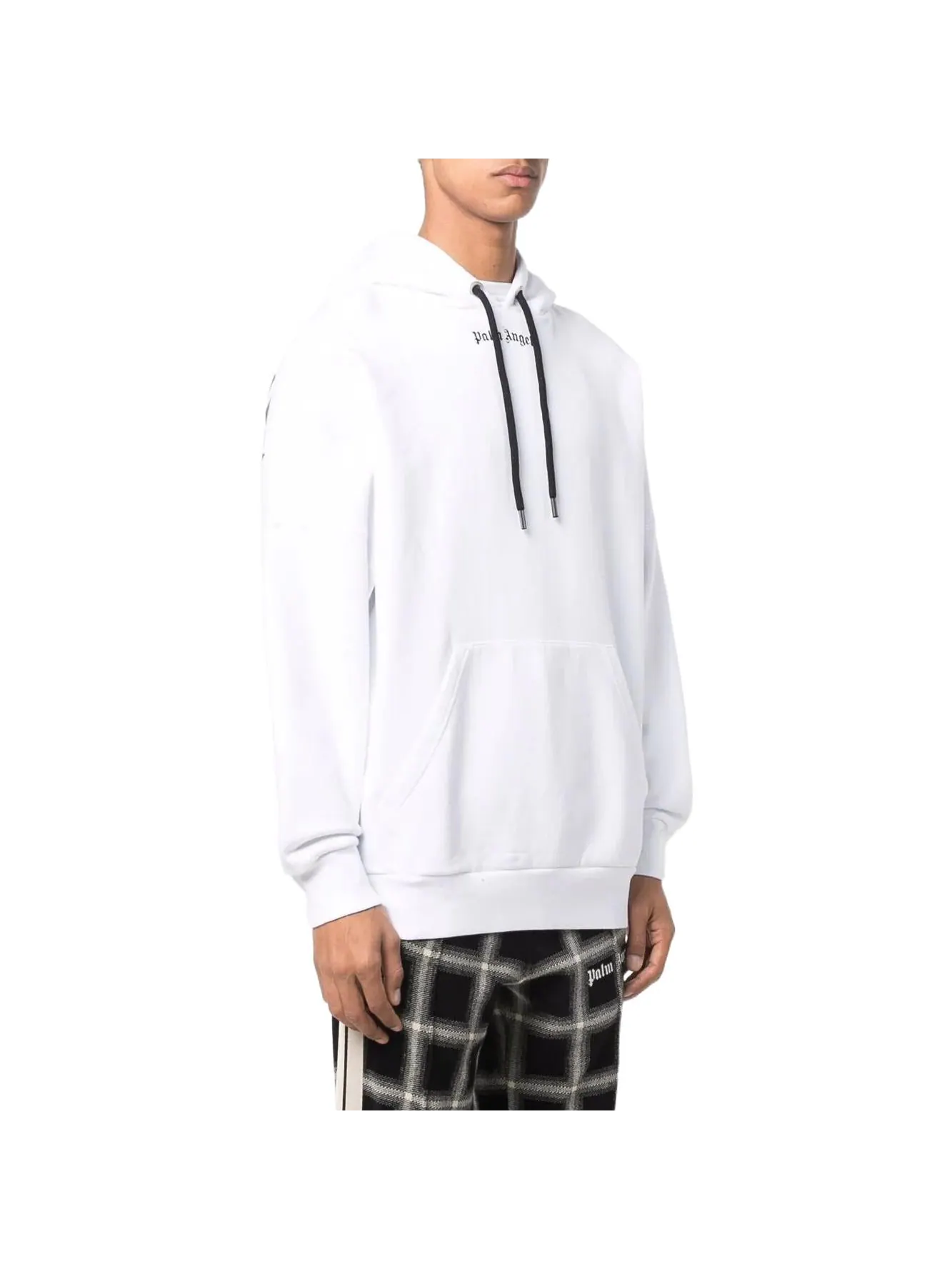 Худи Palm Angels Classic Logo Over Hoodie 'White' — изображение 3 из 4, белый