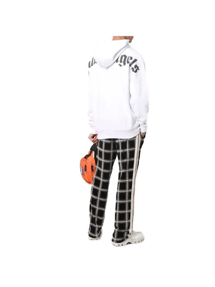 Худи Palm Angels Classic Logo Over Hoodie 'White' — изображение 4 из 4, белый