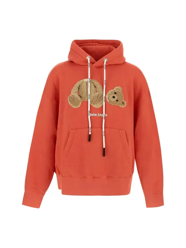 Толстовка fw22 bear hoody 'coral brown' Palm Angels — изображение 1 из 2, коричневый
