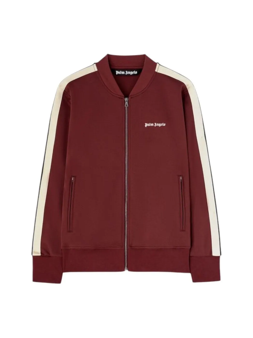 Куртка Palm Angels Classic Logo Bomber Track Jacket 'Burgundy' — изображение 1 из 2, бордовый
