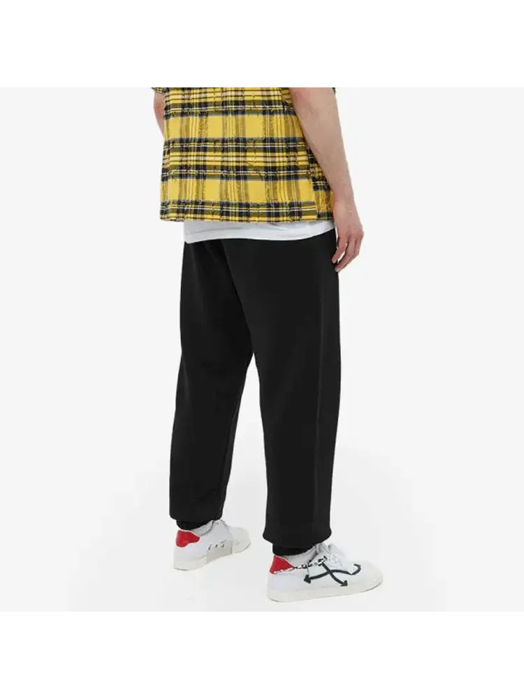 Спортивные брюки Palm Angels SS22 Side Logo Sweatpants 'Black White' — изображение 4 из 4, черный