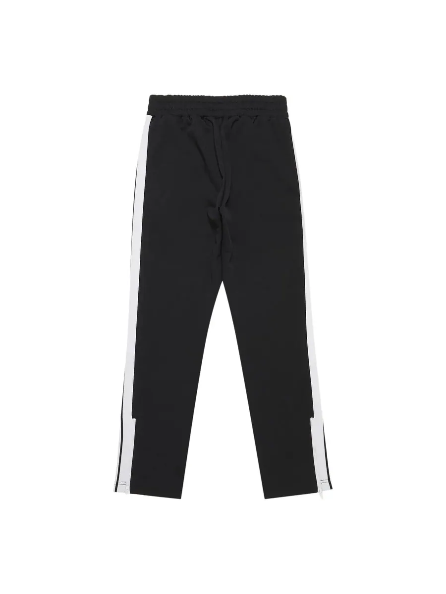 Спортивные брюки Palm Angels SS22 Classic Track Pants 'Black White' — изображение 2 из 4, черный