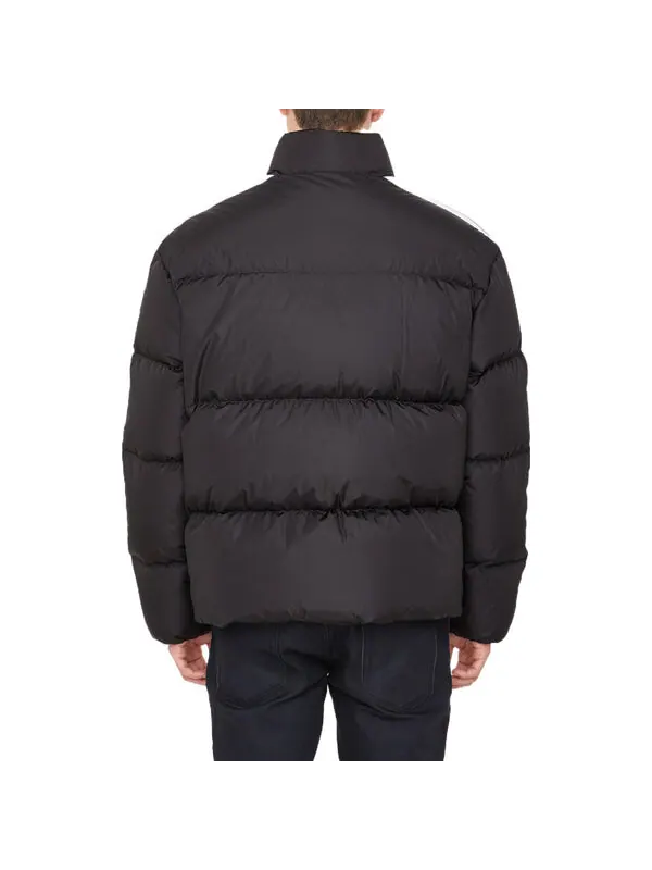 Куртка fw22 classic track down jacket 'black white' Palm Angels — изображение 2 из 4, черный/белый