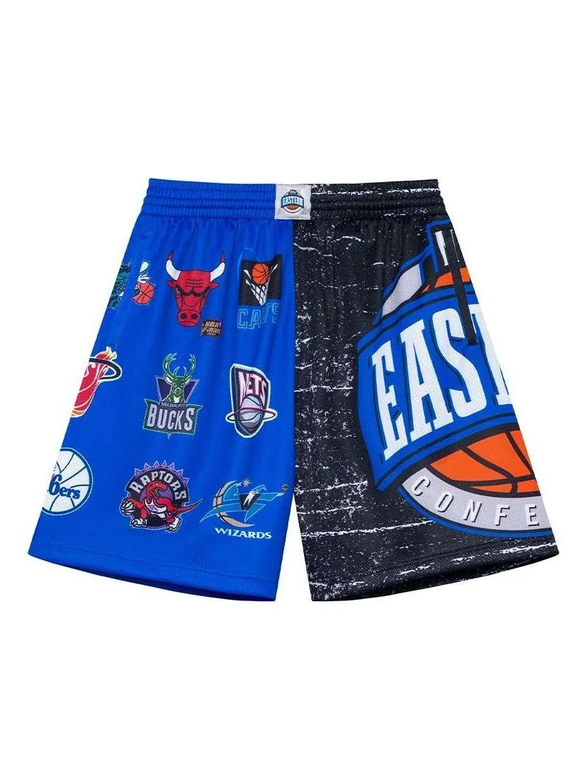 Спортивные шорты Mitchell & Ness x NBA All Star East Jumbotron 3.0 Shorts 'Black Blue' — изображение 1 из 3, черный