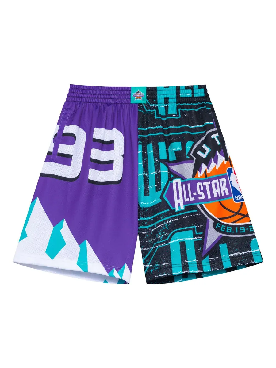 Спортивные шорты Mitchell & Ness x NBA Jumbotron 3.0 Shorts 'All Star 1993' — изображение 1 из 3, фиолетовый