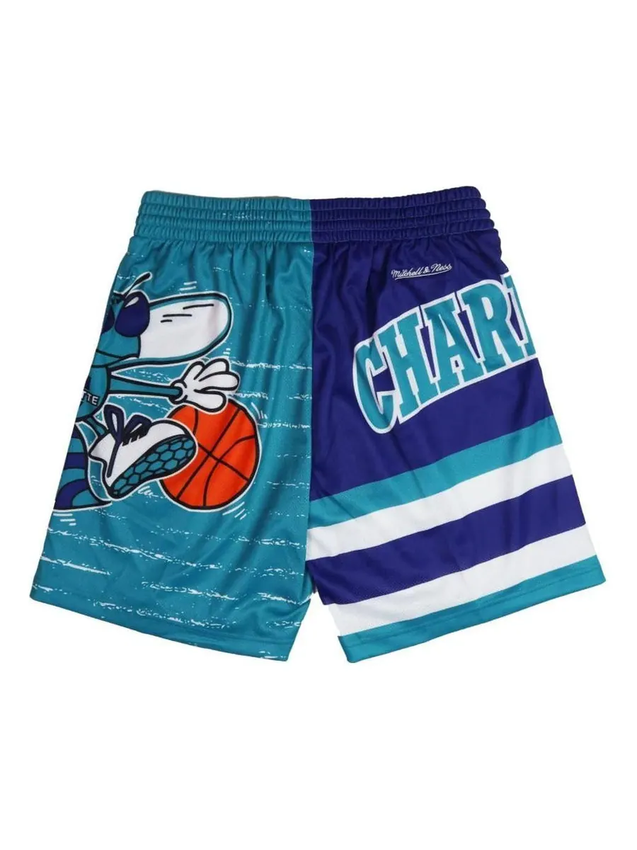Спортивные шорты Mitchell & Ness x NBA Charlotte Hornets Jumbotron 3.0 Shorts 'Teal' — изображение 1 из 2, бирюзовый