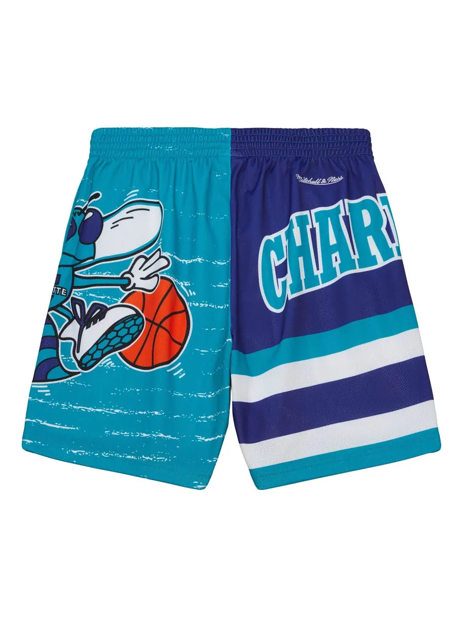 Спортивные шорты Mitchell & Ness x NBA Charlotte Hornets Jumbotron 3.0 Shorts 'Teal' — изображение 2 из 2, бирюзовый