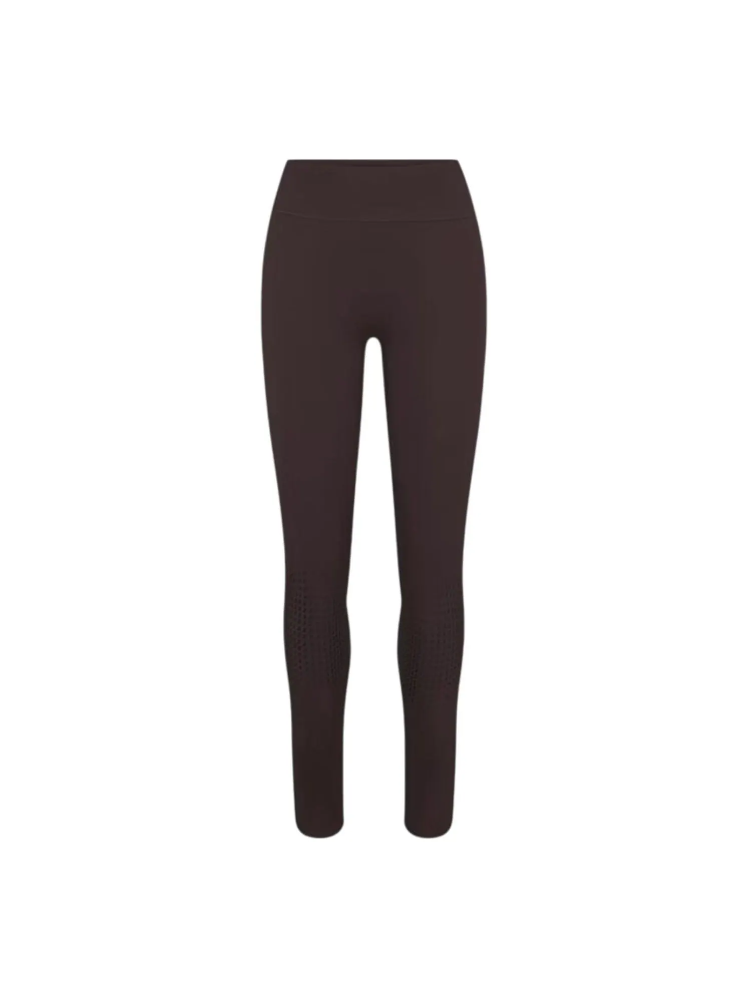 (WMNS) Nike x SKIMS Матовые леггинсы с высокой талией и наколенниками 66 см, цвет «Темно-сепия» — изображение 1 из 3