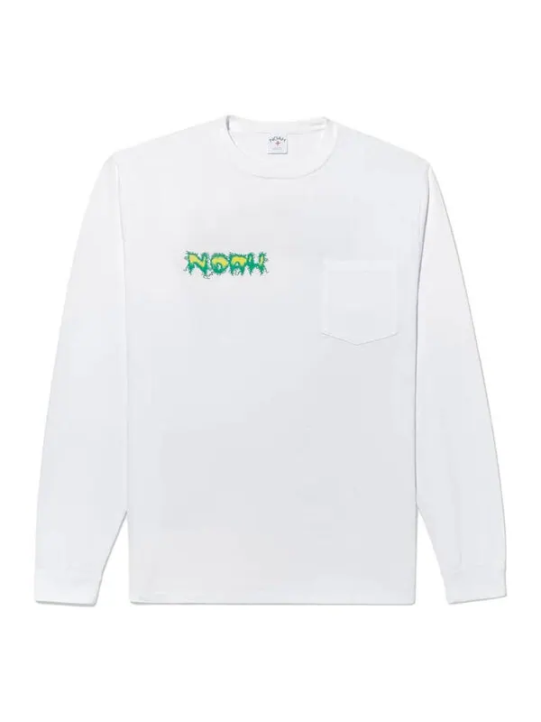 Футболка shock long sleeve t-shirt 'white' Noah — изображение 1 из 2, белый