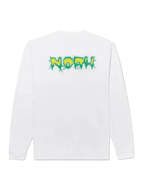 Футболка shock long sleeve t-shirt 'white' Noah — изображение 2 из 2, белый