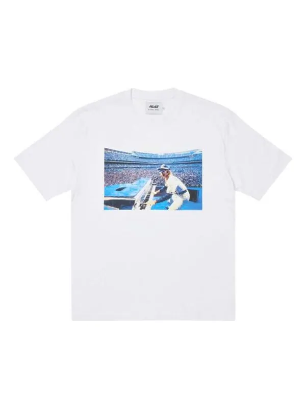 Футболка elton john p-iano t-shirt 'white' Palace — изображение 1 из 1, белый