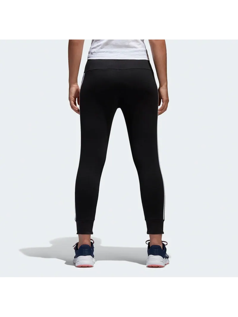 (WMNS) Брюки Adidas Performance ESS 3S TAP 'Black' — изображение 4 из 6, черный/белый