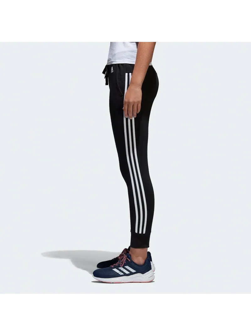 (WMNS) Брюки Adidas Performance ESS 3S TAP 'Black' — изображение 6 из 6, черный/белый