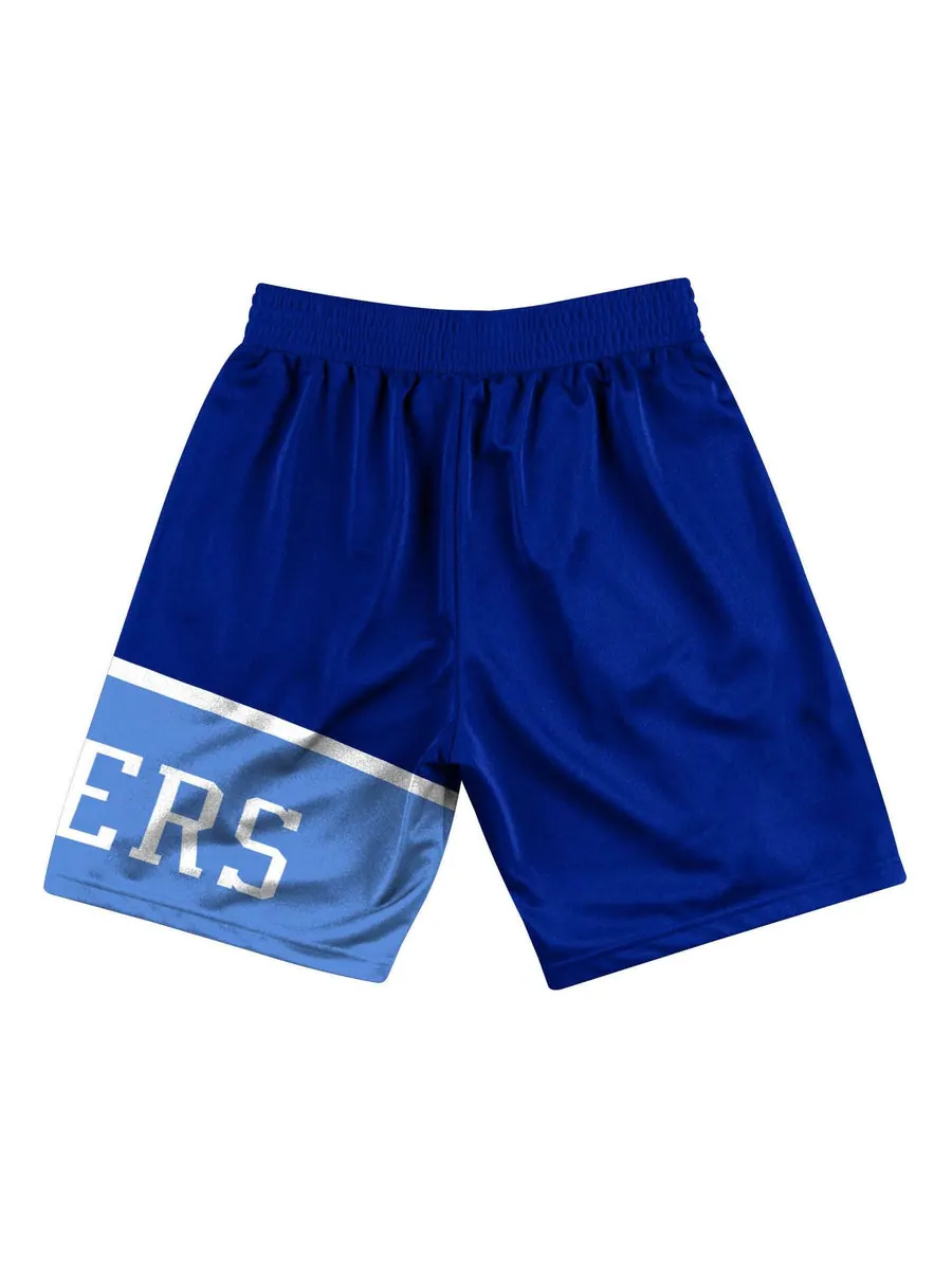 Спортивные шорты Mitchell & Ness Los Angeles Lakers 1959-60 Team Heritage Shorts 'Navy Blue' — изображение 2 из 2