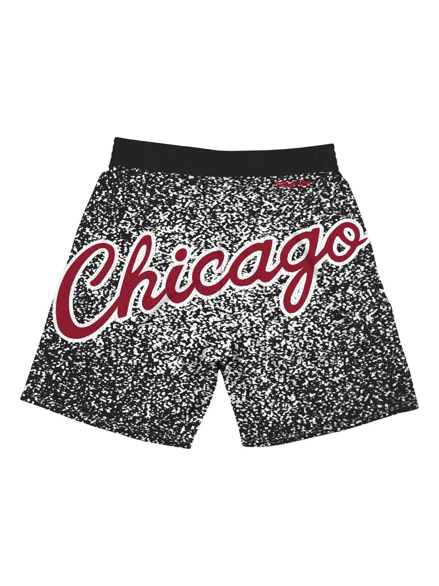 Спортивные шорты Mitchell & Ness x NBA Jumbotron Sublimated Shorts 'Chicago Bulls' — изображение 2 из 2, серый