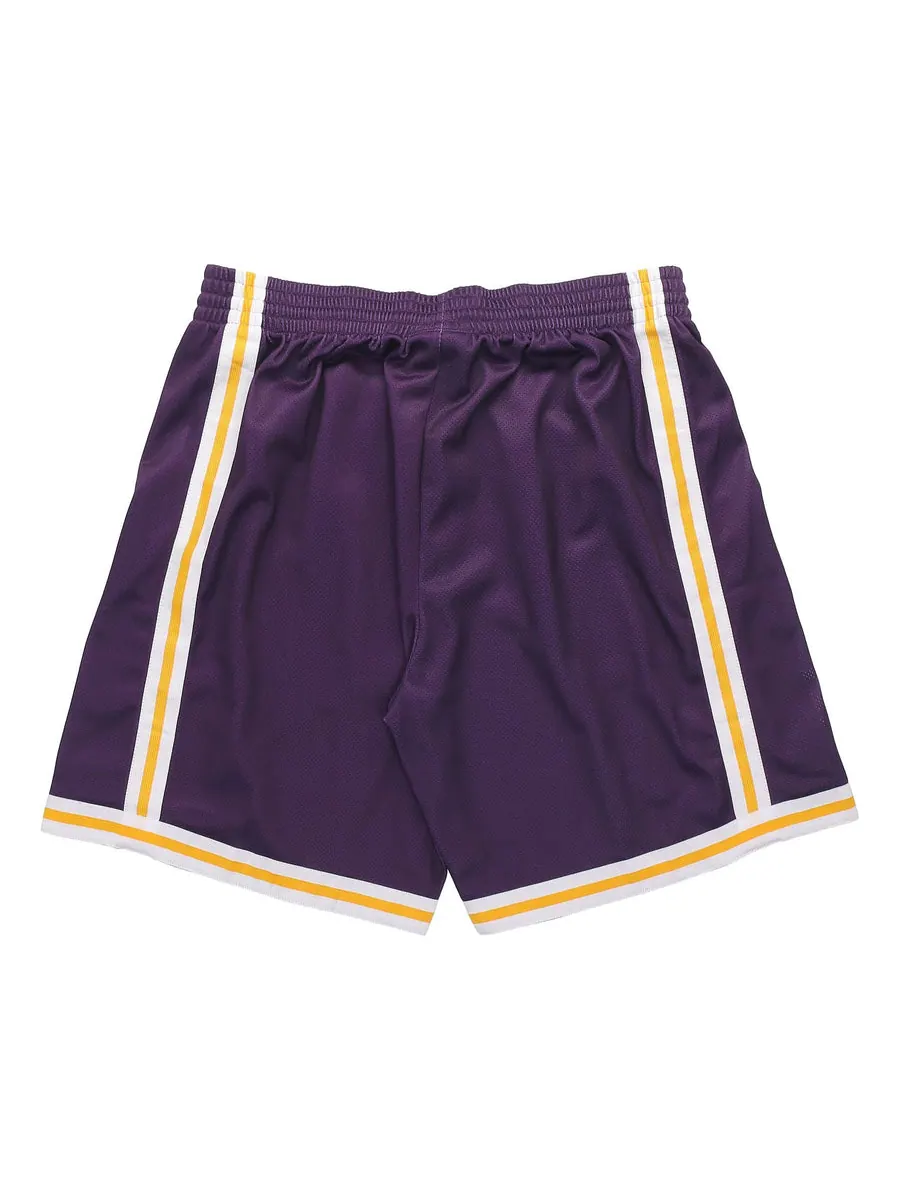 Спортивные шорты Mitchell & Ness x NBA Big Face Shorts 'Los Angeles Lakers' — изображение 2 из 4, фиолетовый