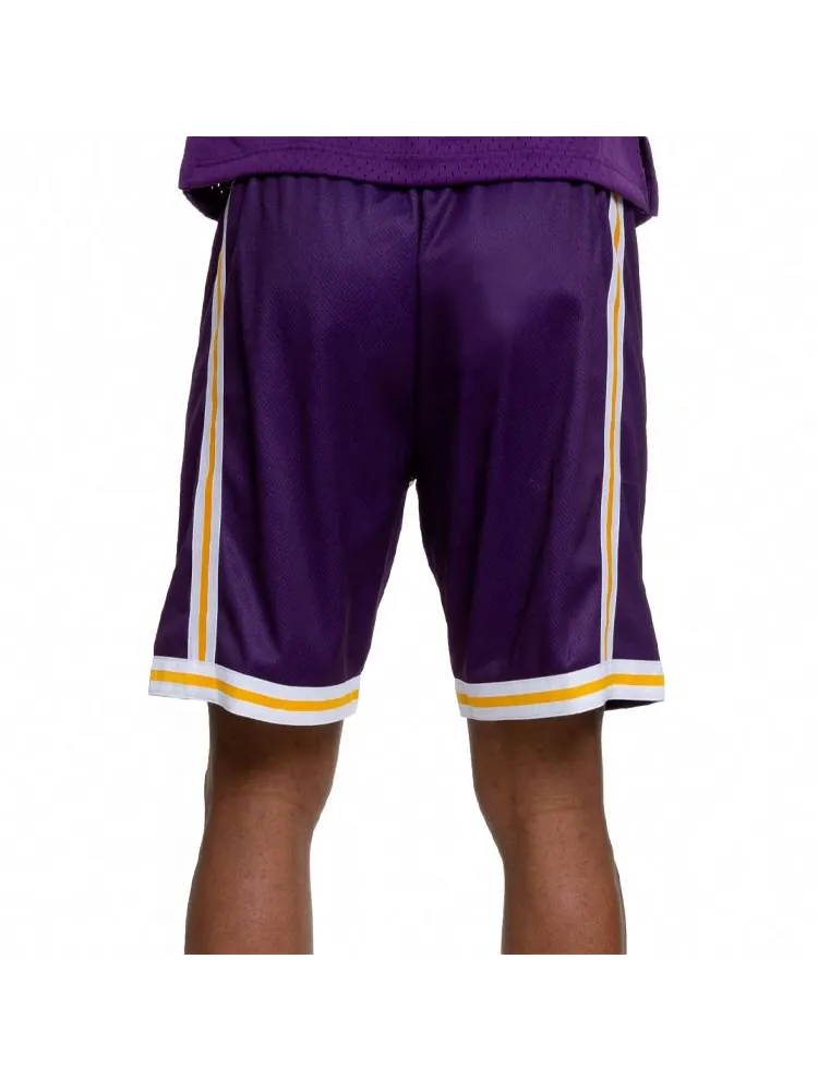 Спортивные шорты Mitchell & Ness x NBA Big Face Shorts 'Los Angeles Lakers' — изображение 4 из 4, фиолетовый