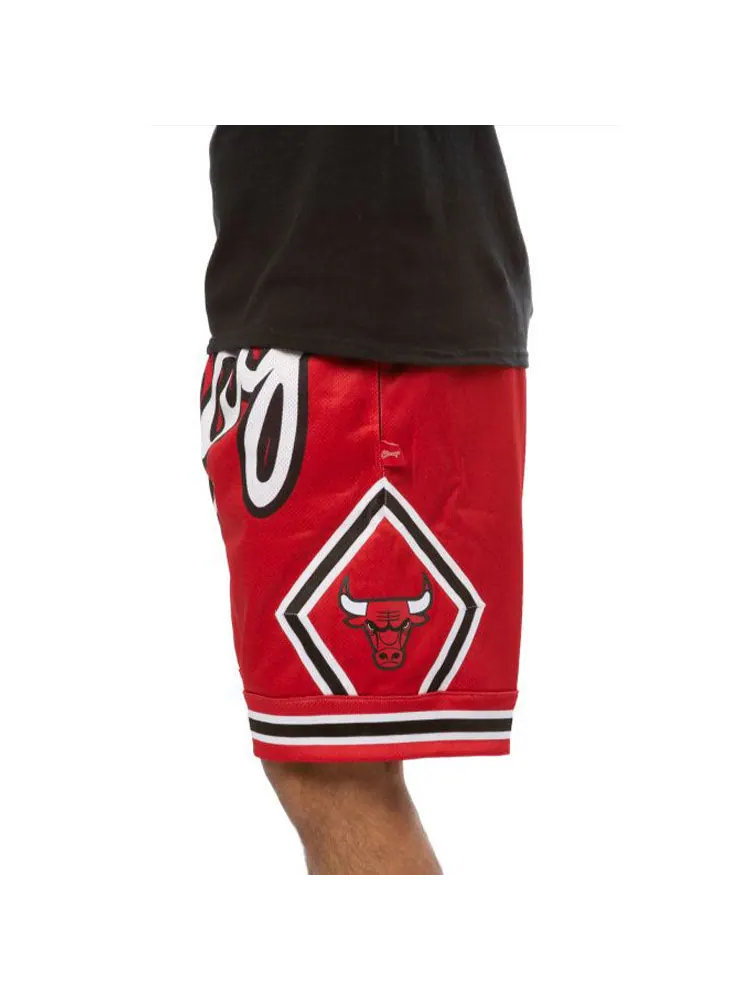 Спортивные шорты Mitchell & Ness x NBA Big Face 2.0 Shorts 'Chicago Bulls' — изображение 4 из 6, красный