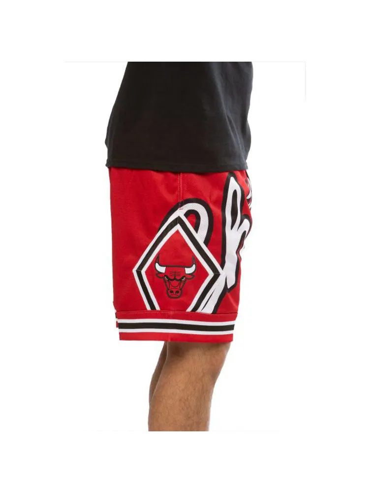 Спортивные шорты Mitchell & Ness x NBA Big Face 2.0 Shorts 'Chicago Bulls' — изображение 5 из 6, красный