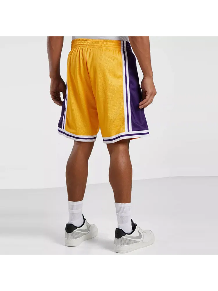 Спортивные шорты Mitchell & Ness x NBA Big Face 2.0 Shorts 'Los Angeles Lakers' — изображение 4 из 4, желтый