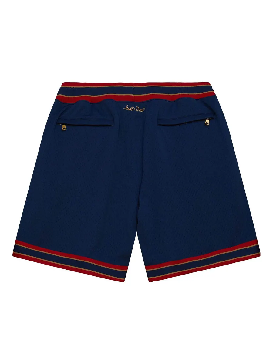 Спортивные шорты Mitchell & Ness x Just Don Hardwood Classics Shorts 'Denver Nuggets 1993' — изображение 2 из 2, темно-синий
