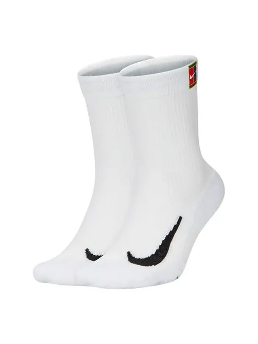 Носки Nike Court Multiplier Cushioned Crew Sock — изображение 1 из 4, белый
