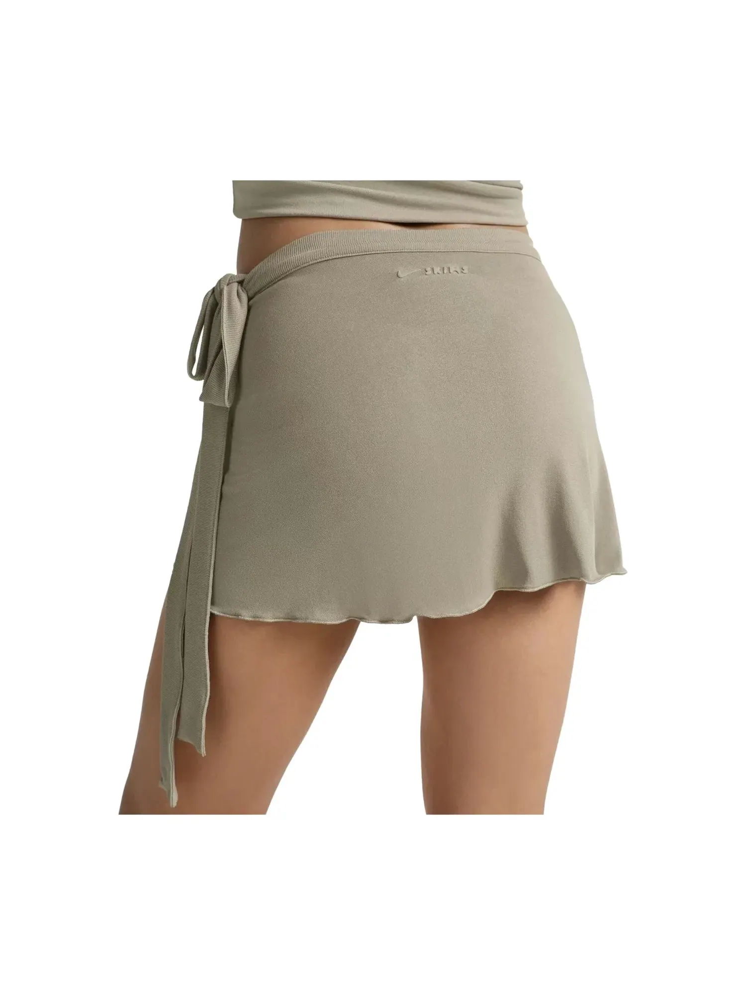 Эластичная трикотажная юбка-обертка Nike x SKIMS 'Dune' SKIRTSKT10091W-DNE — изображение 3 из 3, бежевый