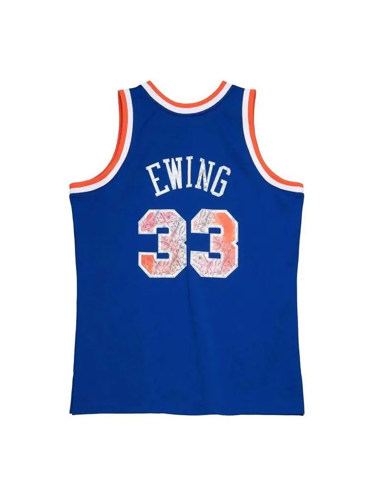 Джерси Mitchell & Ness x NBA 75th Anniversary New York Knicks Jersey 'Patrick Ewing 33' — изображение 2 из 2, синий