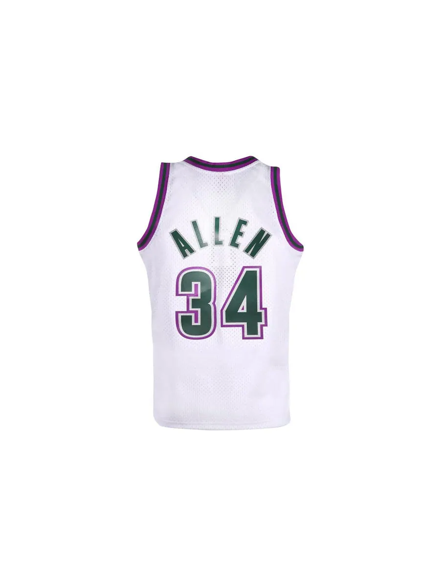 Джерси Mitchell & Ness NBA Swingman Jersey 'Milwaukee Bucks - Ray Allen 1996-97' — изображение 2 из 2, белый