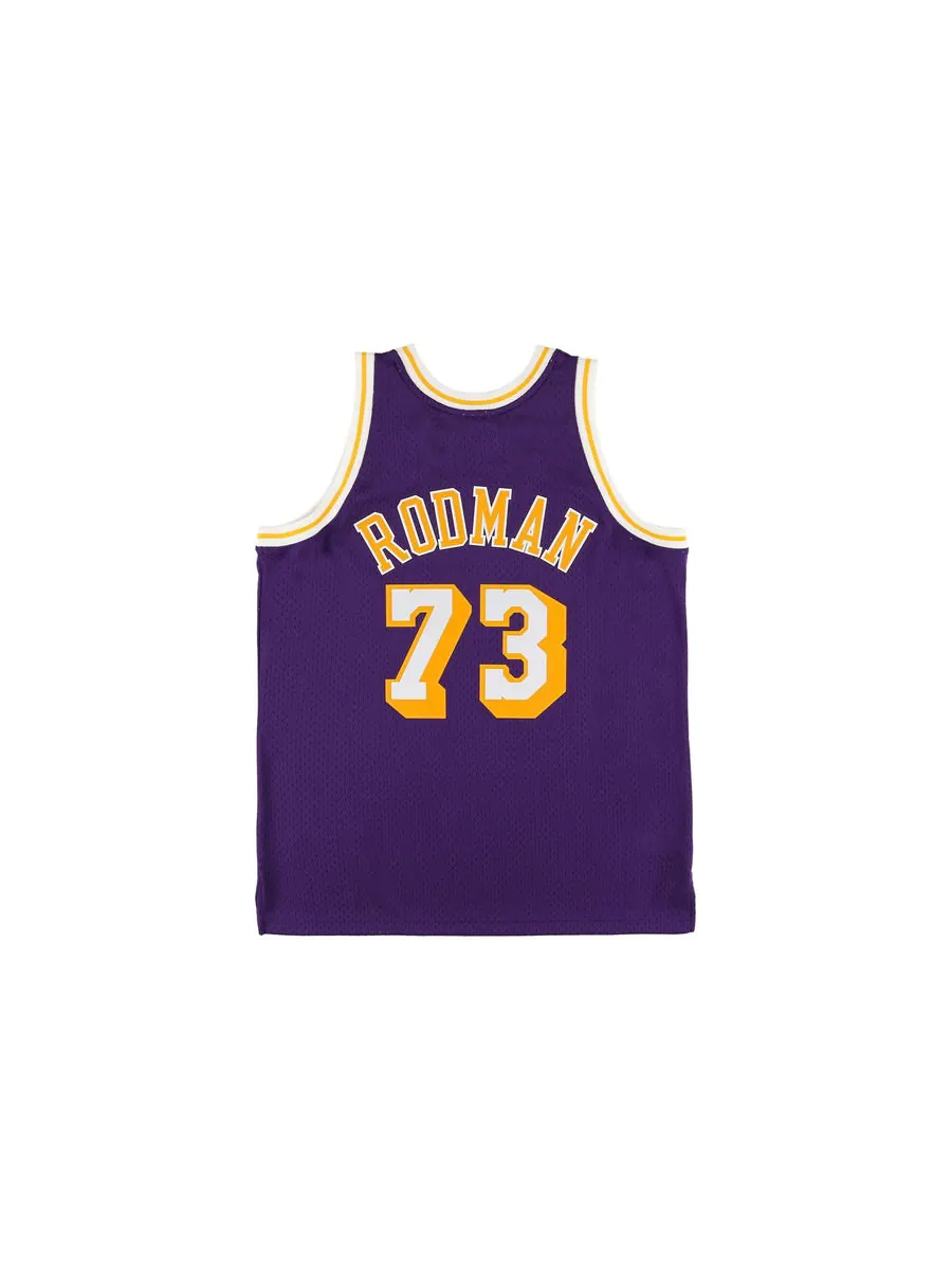 Баскетбольное джерси Mitchell & Ness NBA Swingman Dennis Rodman Los Angeles Lakers Road 1998-99 Jersey — изображение 2 из 2