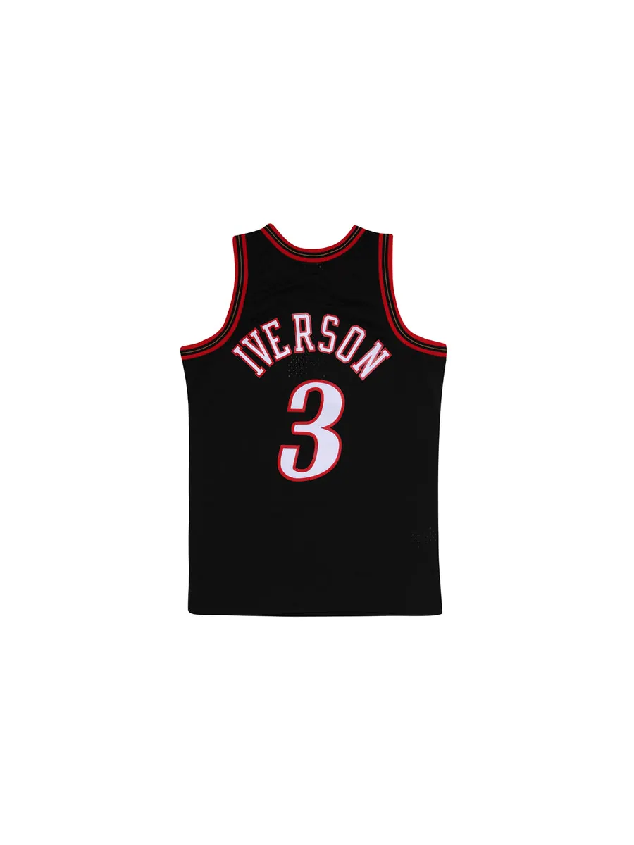 Баскетбольное джерси Mitchell & Ness NBA SS22 SW 97-98 76 3 — изображение 2 из 2