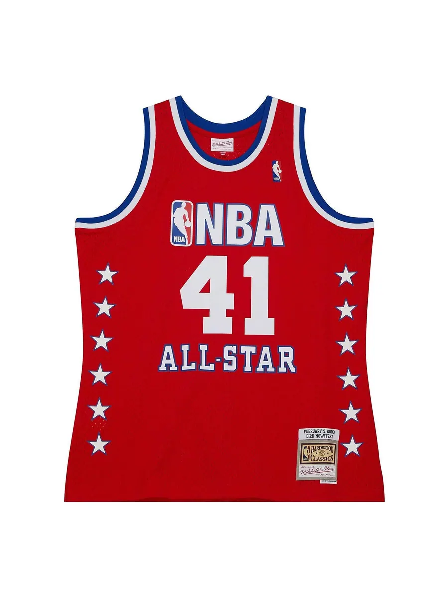Джерси Mitchell & Ness x NBA All Star West 2003-04 Swingman Jersey 'Dirk Nowitzki 41' — изображение 1 из 2, красный