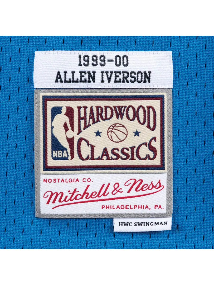 Джерси Mitchell & Ness x NBA Philadelphia 76ers 1999-2000 Swingman Jersey 'Allen Iverson 3' — изображение 3 из 3, синий