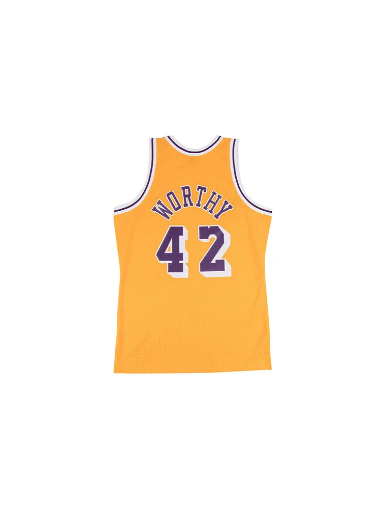 Баскетбольное джерси Mitchell & Ness NBA Swingman Jersey 'Los Angeles Lakers - James Worthy 1984-85' — изображение 2 из 2