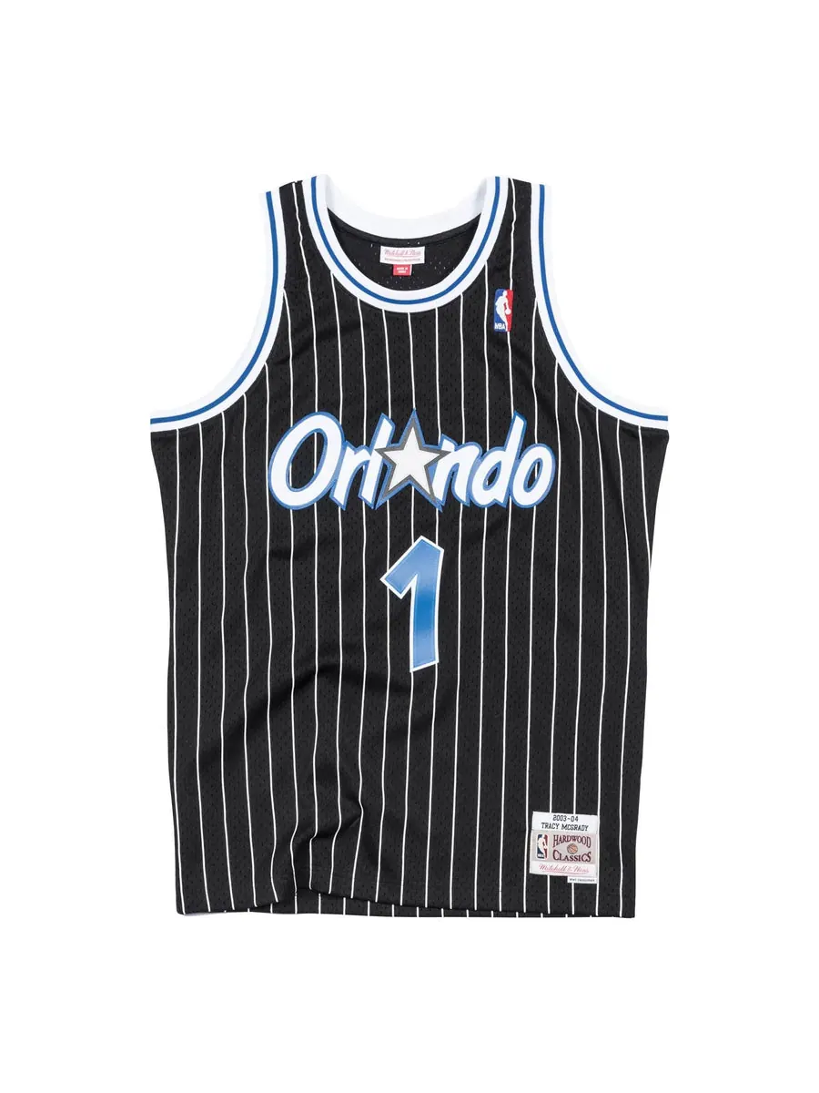 Джерси Mitchell & Ness NBA Swingman Jersey Orlando Magic 2003-04 Tracy McGrady 'Black Blue' — изображение 1 из 2, черный