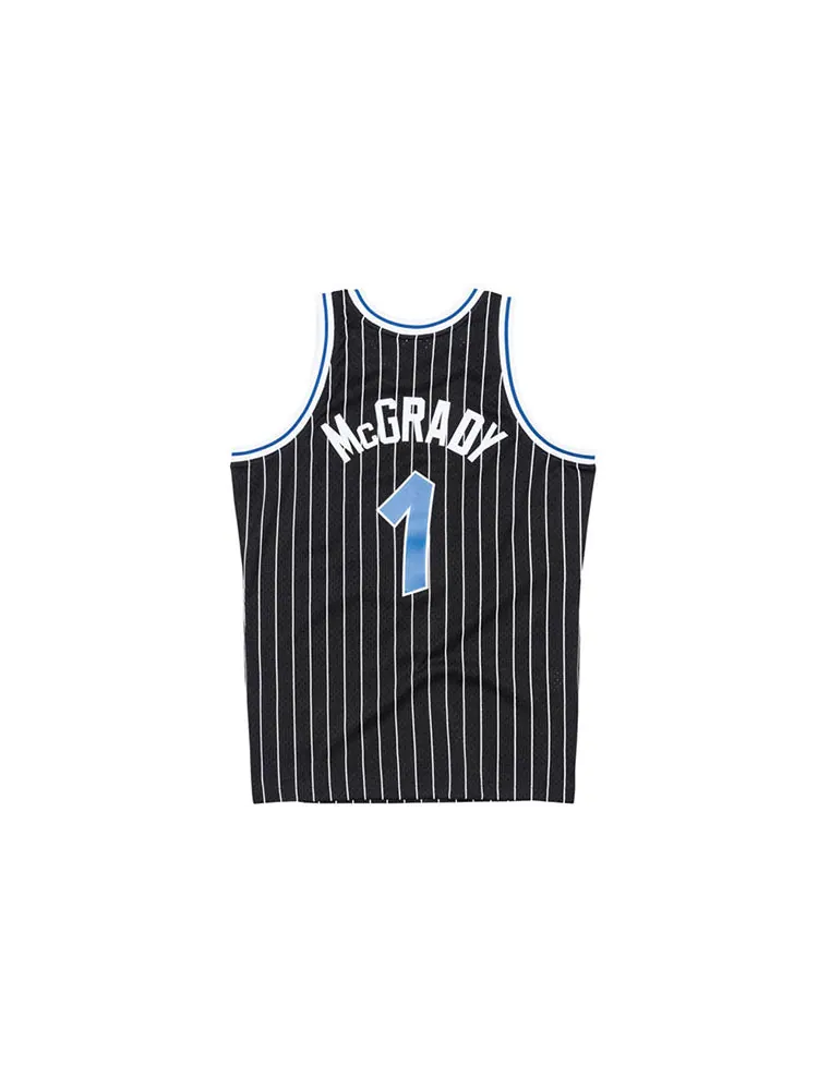 Джерси Mitchell & Ness NBA Swingman Jersey Orlando Magic 2003-04 Tracy McGrady 'Black Blue' — изображение 2 из 2, черный