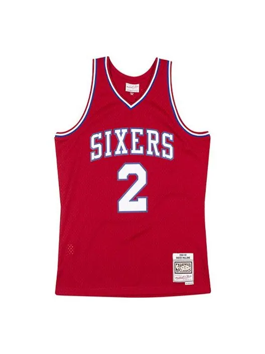 Баскетбольное джерси Mitchell & Ness NBA Swingman Jersey 'Philadelphia 76ers - Moses Malone 1982-83' — изображение 1 из 2