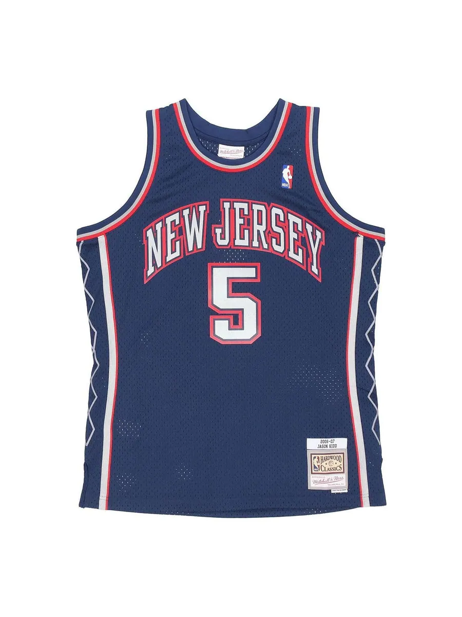 Джерси Mitchell & Ness x NBA New Jersey Nets 2006-07 SwingmanJersey 'Jason Kidd 5' — изображение 1 из 2, синий
