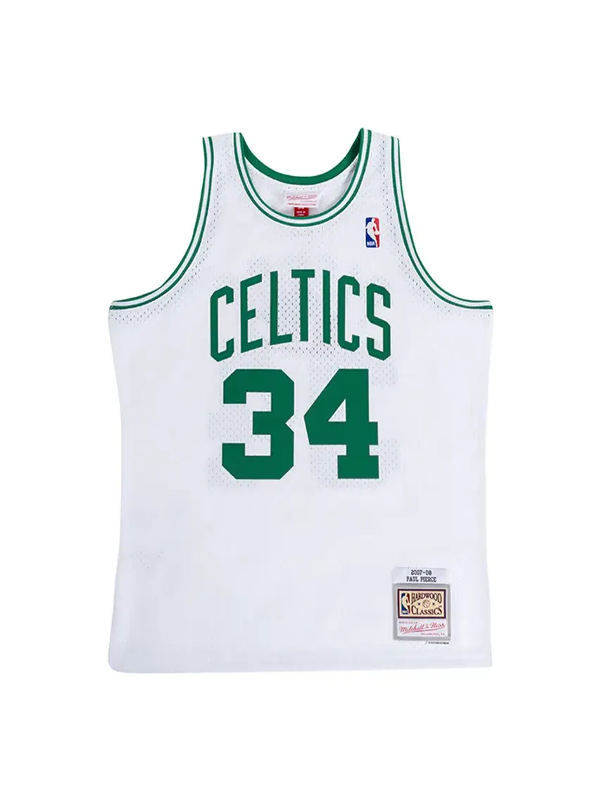 Джерси Mitchell & Ness NBA Boston Celtics 2007-08 Swingman Jersey 'Paul Pierce 34' — изображение 1 из 3, белый