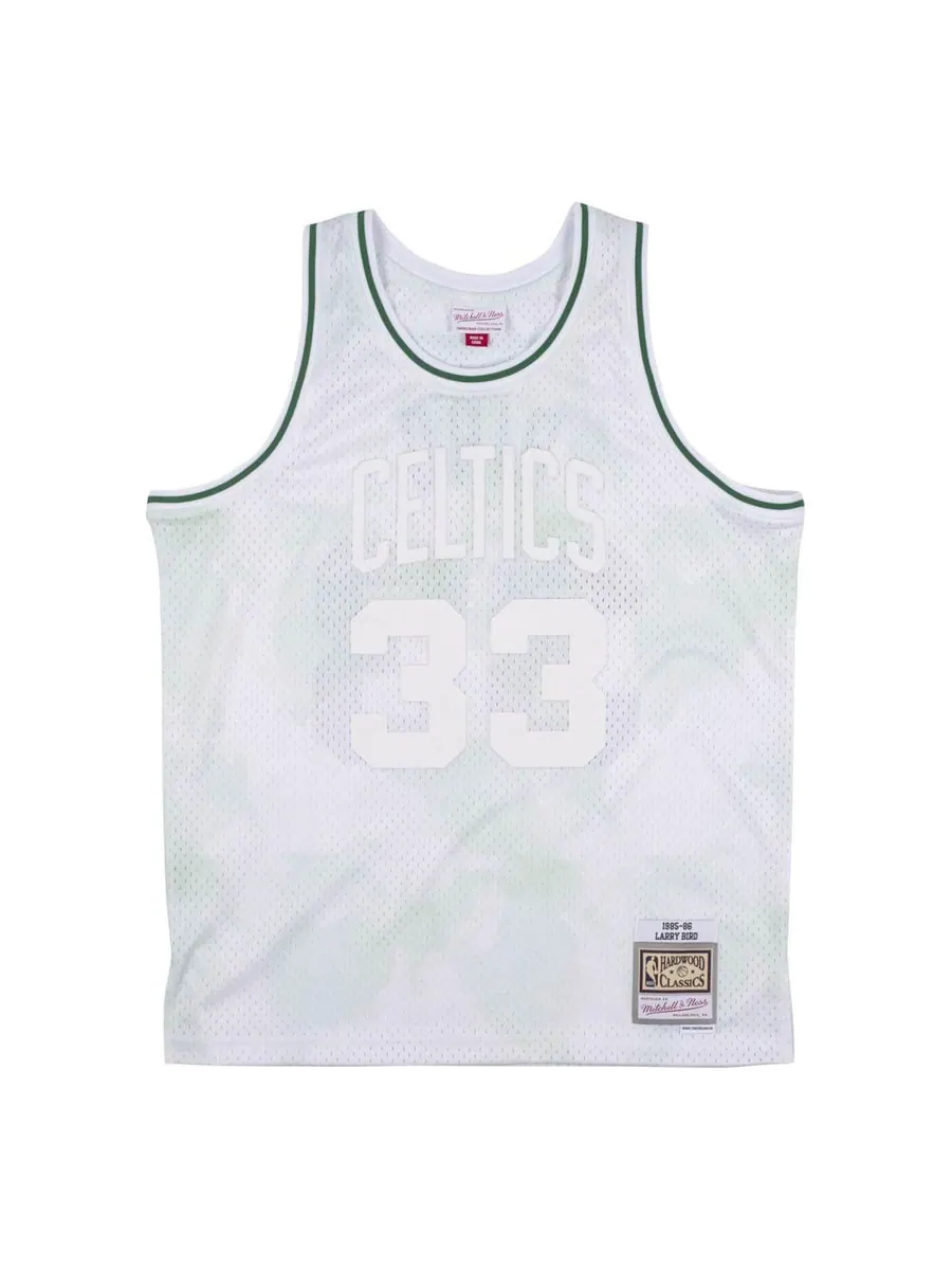 Джерси Mitchell & Ness x NBA Boston Celtics 1985-86 Cloudy Skies Jersey 'Larry Bird 33' — изображение 1 из 3, зеленый