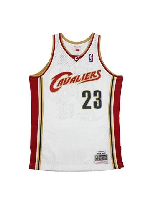 Джерси Mitchell & Ness NBA Swingman Jersey 'Cleveland Cavaliers - LeBron James 2003/04' — изображение 1 из 6, белый
