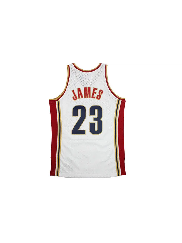 Джерси Mitchell & Ness NBA Swingman Jersey 'Cleveland Cavaliers - LeBron James 2003/04' — изображение 2 из 6, белый