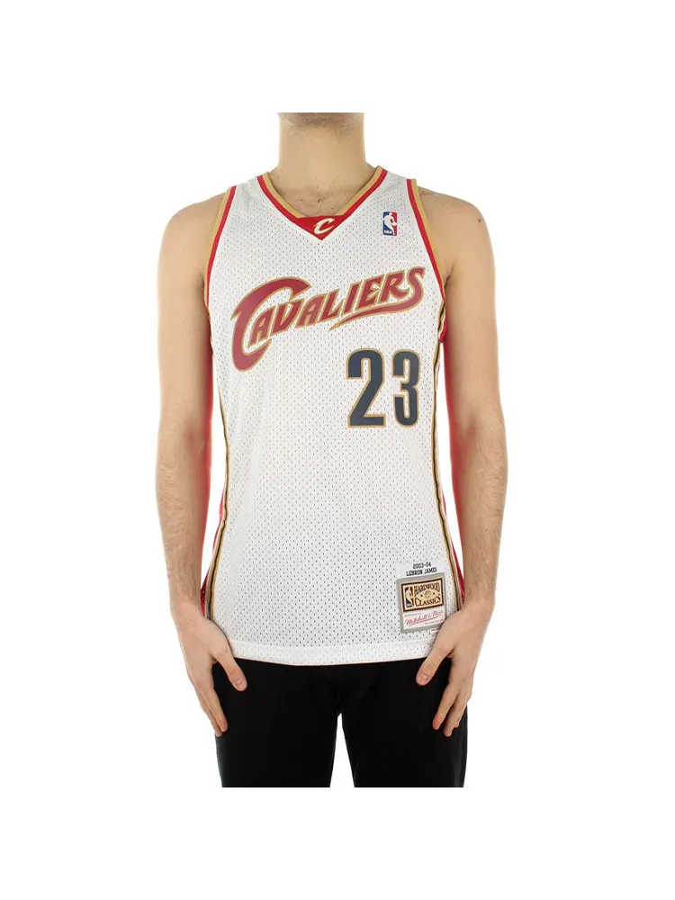 Джерси Mitchell & Ness NBA Swingman Jersey 'Cleveland Cavaliers - LeBron James 2003/04' — изображение 3 из 6, белый