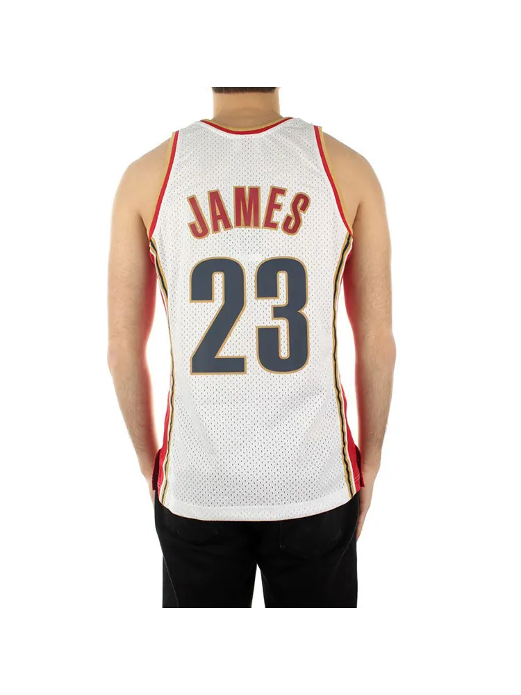 Джерси Mitchell & Ness NBA Swingman Jersey 'Cleveland Cavaliers - LeBron James 2003/04' — изображение 6 из 6, белый