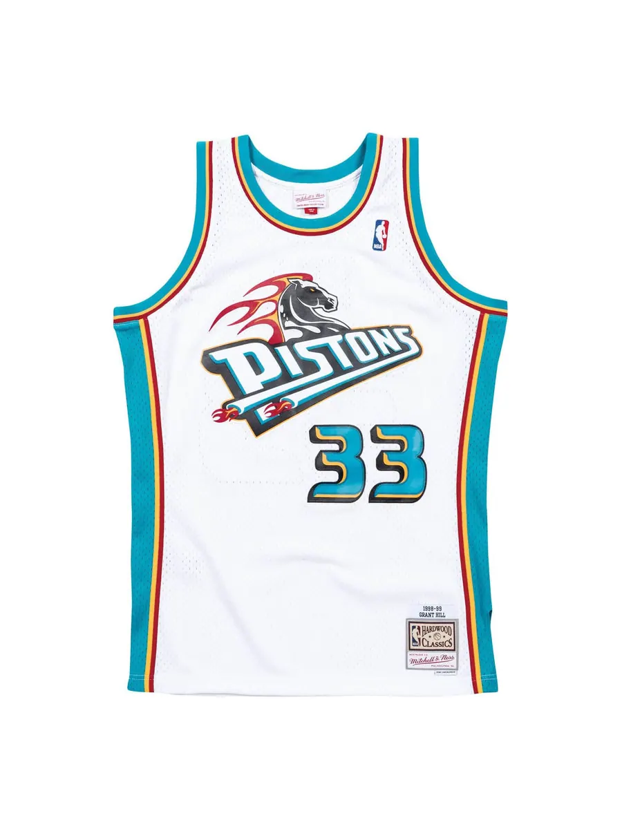Джерси Mitchell & Ness x NBA Detroit Pistons 1998-99 Swingman Jersey 'Grant Hill 33' — изображение 1 из 3, белый