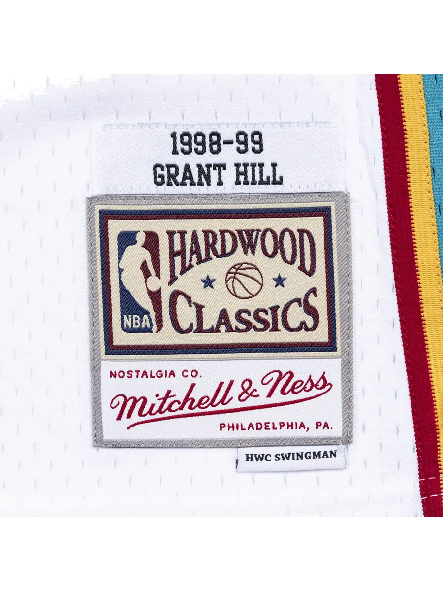 Джерси Mitchell & Ness x NBA Detroit Pistons 1998-99 Swingman Jersey 'Grant Hill 33' — изображение 3 из 3, белый