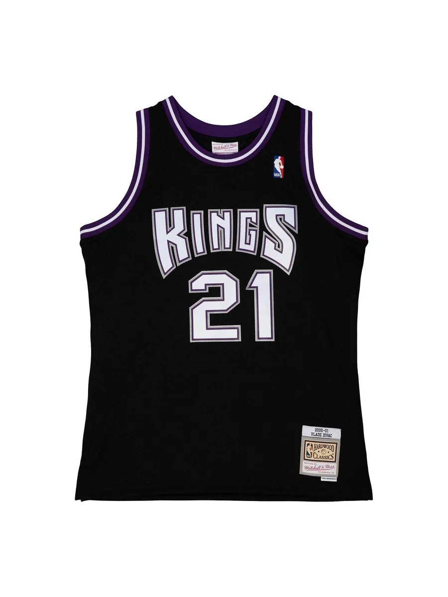 Джерси Mitchell & Ness x NBA Sacramento Kings 2000-01 Swingman Jersey 'Vlade Divac 21' — изображение 1 из 3, черный