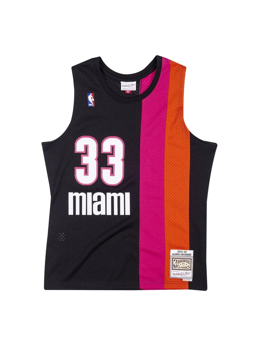 Джерси Mitchell & Ness x NBA Miami Heat 2005-06 Swingman Jersey 'Alonzo Mourning 33' — изображение 1 из 2, черный